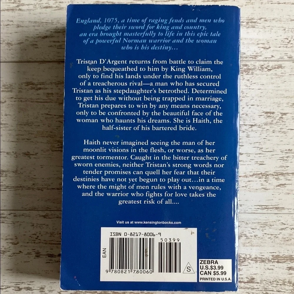 The Warrior by Heather Grothaus Paperback 2006 Medieval Romance Book